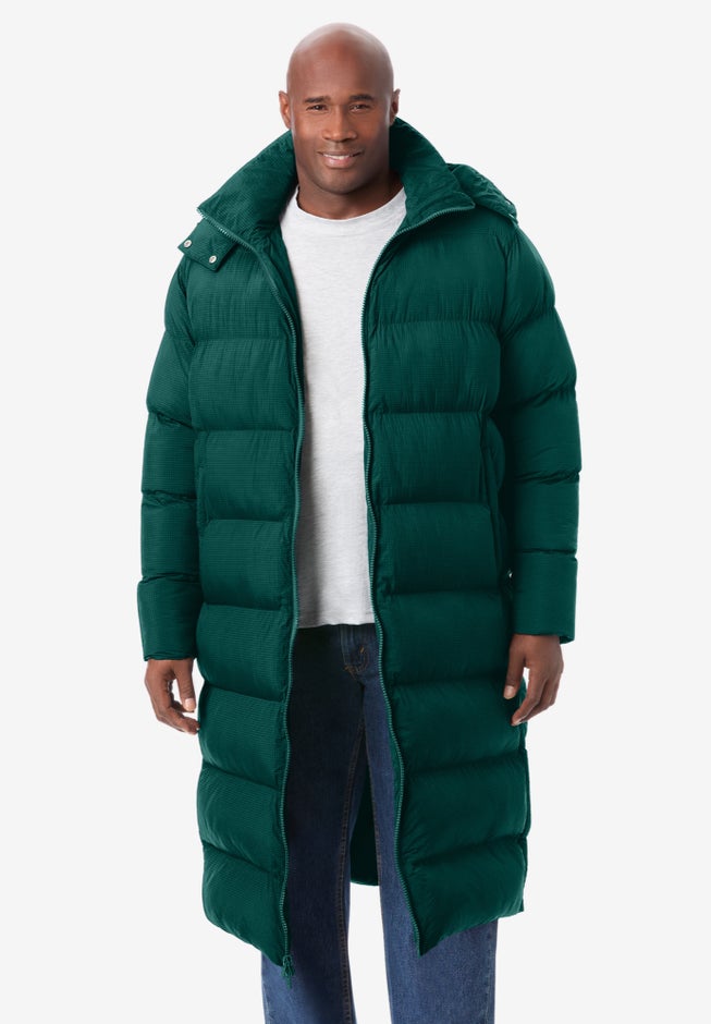 Long Quilted Puffer Coat image number 1