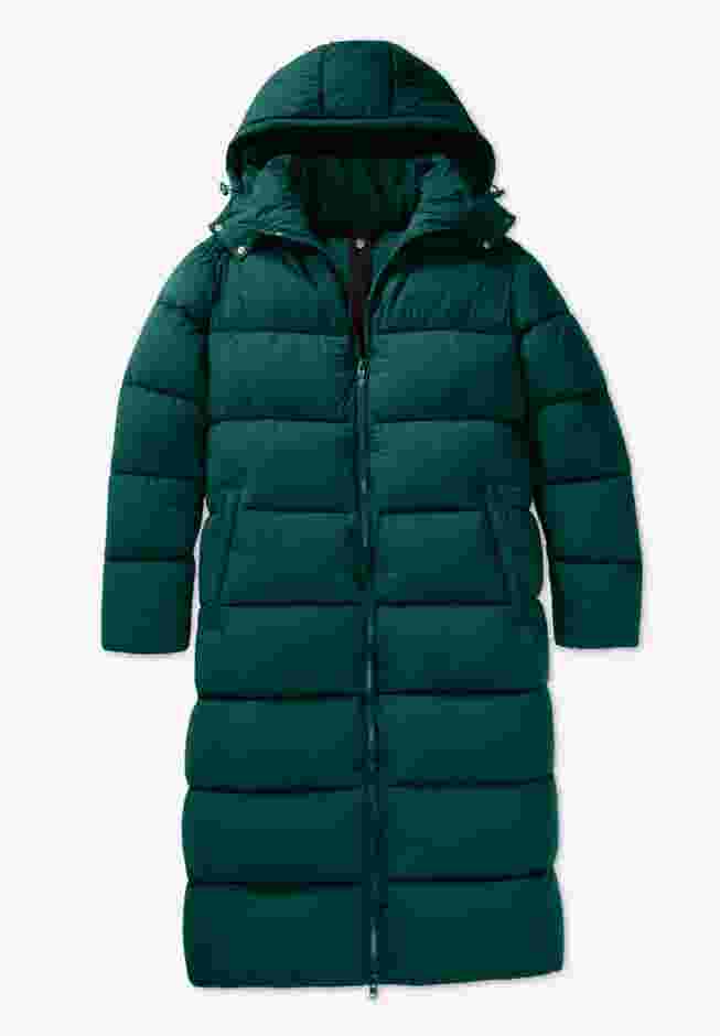 Long Quilted Puffer Coat image number 0