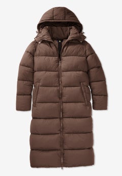 Long Quilted Puffer Coat