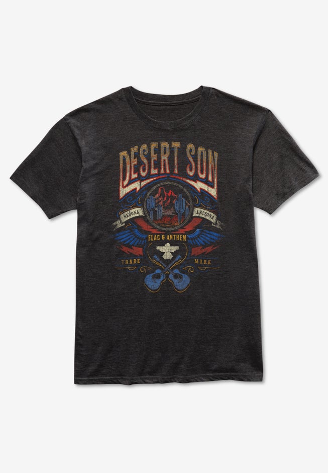 Graphic Burnout Tee Shirt image number null