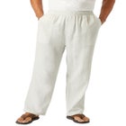 Elastic Waist Gauze Cotton Pants image number null