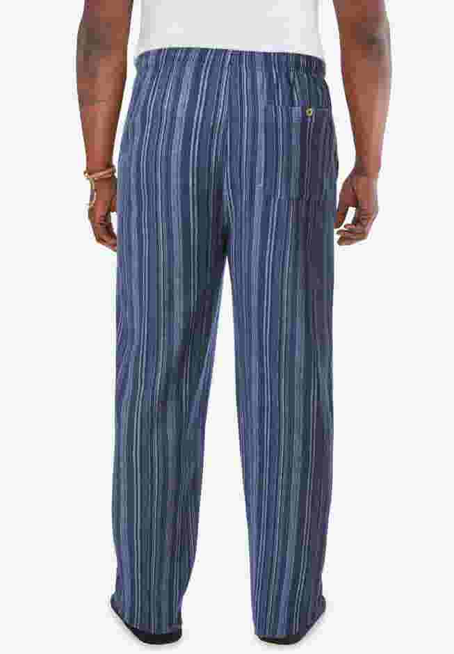Elastic Waist Gauze Cotton Pants image number 1