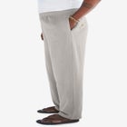 Elastic Waist Gauze Cotton Pants image number null