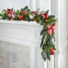 6' Pre-Lit Christmas Cheer Garland image number null
