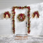 6' Pre-Lit Bordeaux Garland image number null