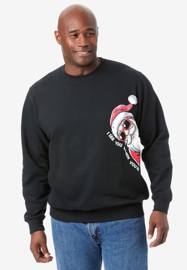 Graphic Fleece Sweatshirt image number 1