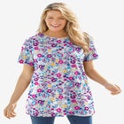 Perfect Printed Crewneck Tunic image number null