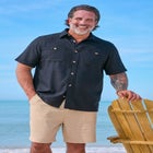 Short-Sleeve Linen Shirt image number null