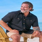 Short-Sleeve Linen Shirt image number null