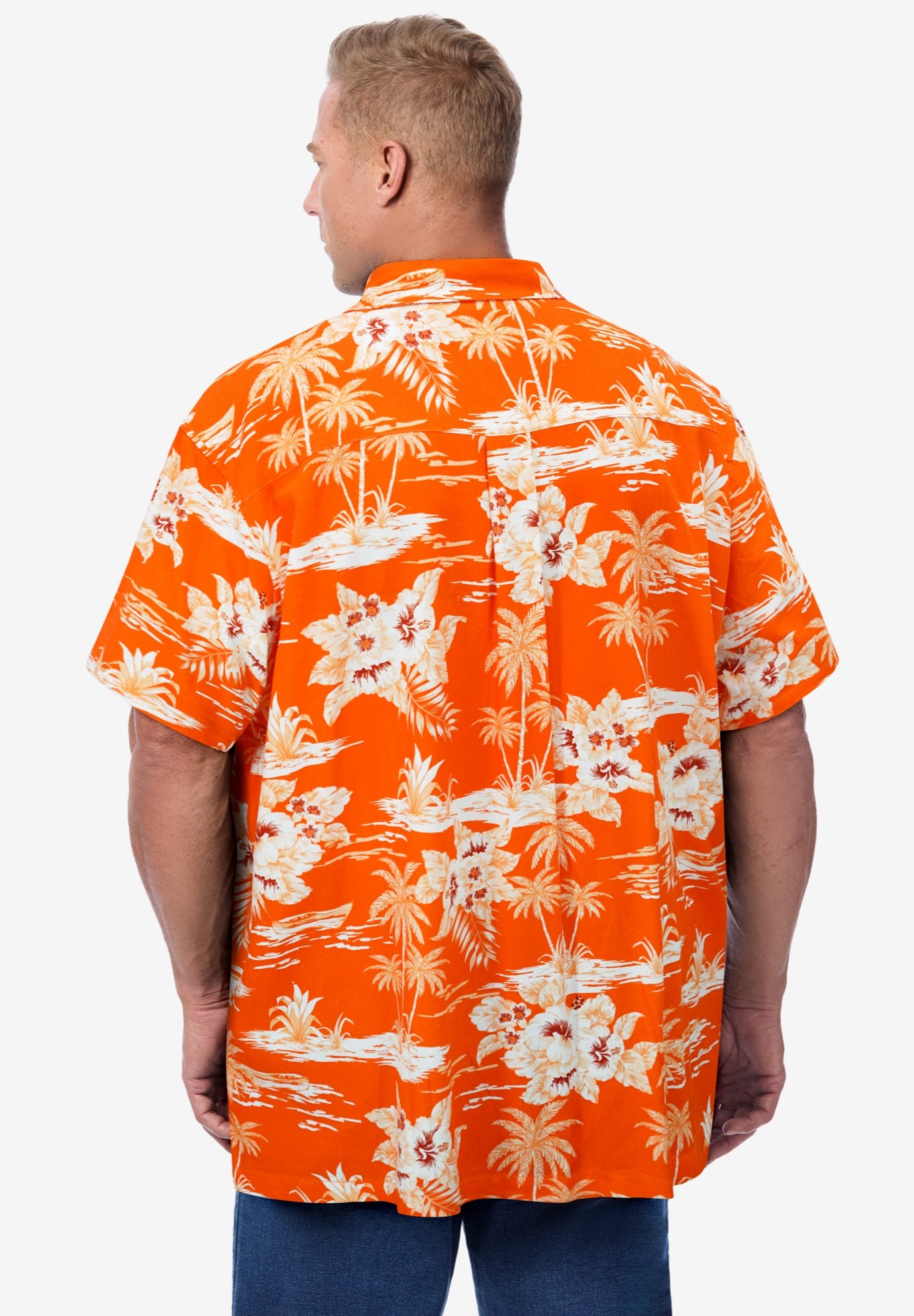 Short-Sleeve Linen Shirt image number 1