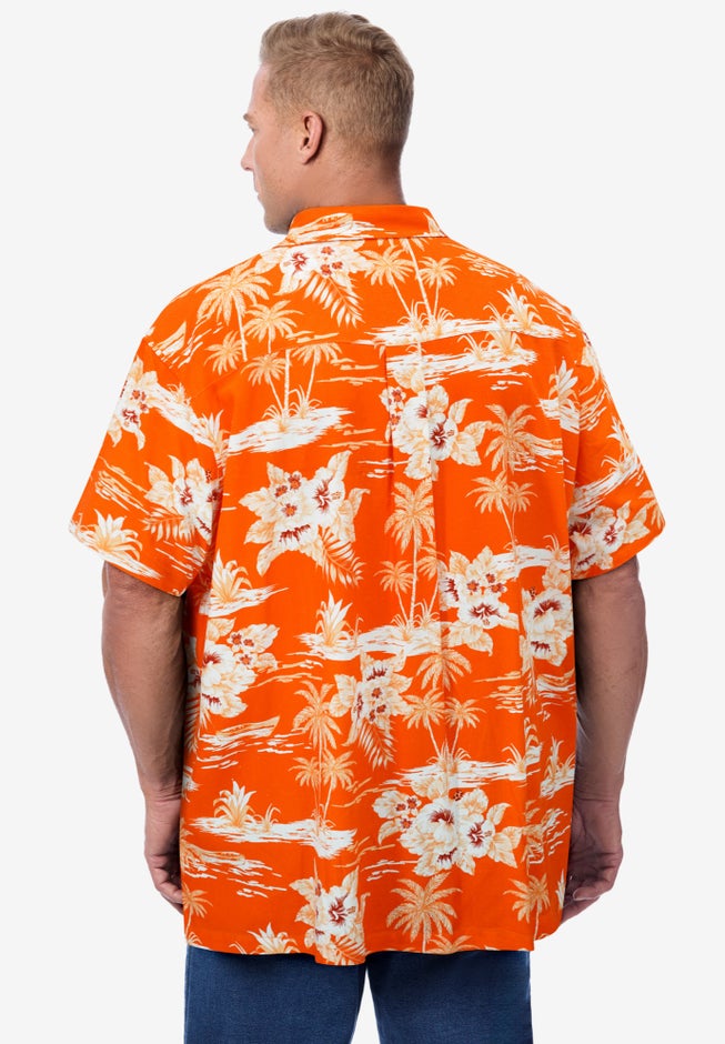 Short-Sleeve Linen Shirt image number 1