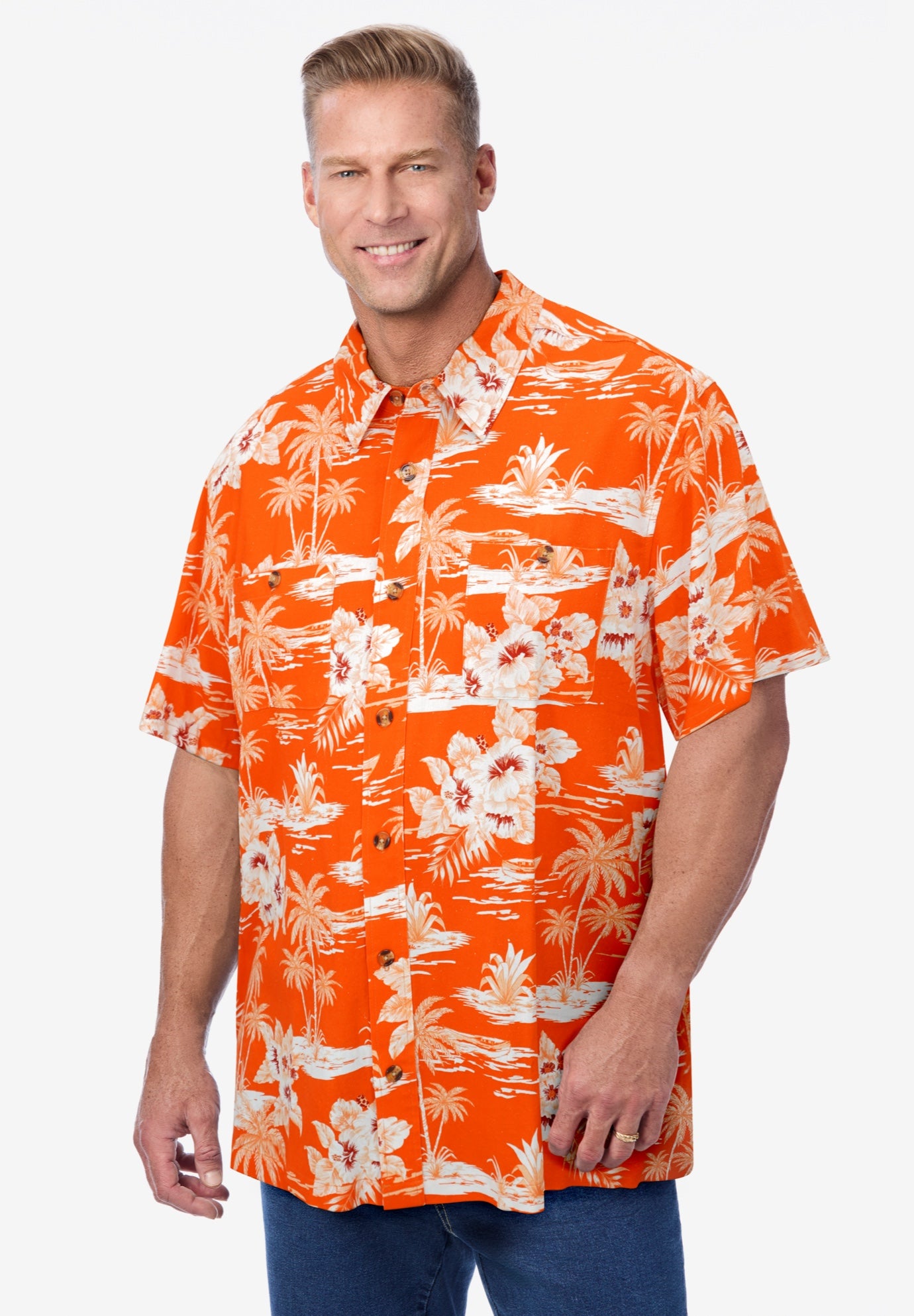 Short-Sleeve Linen Shirt image number 0