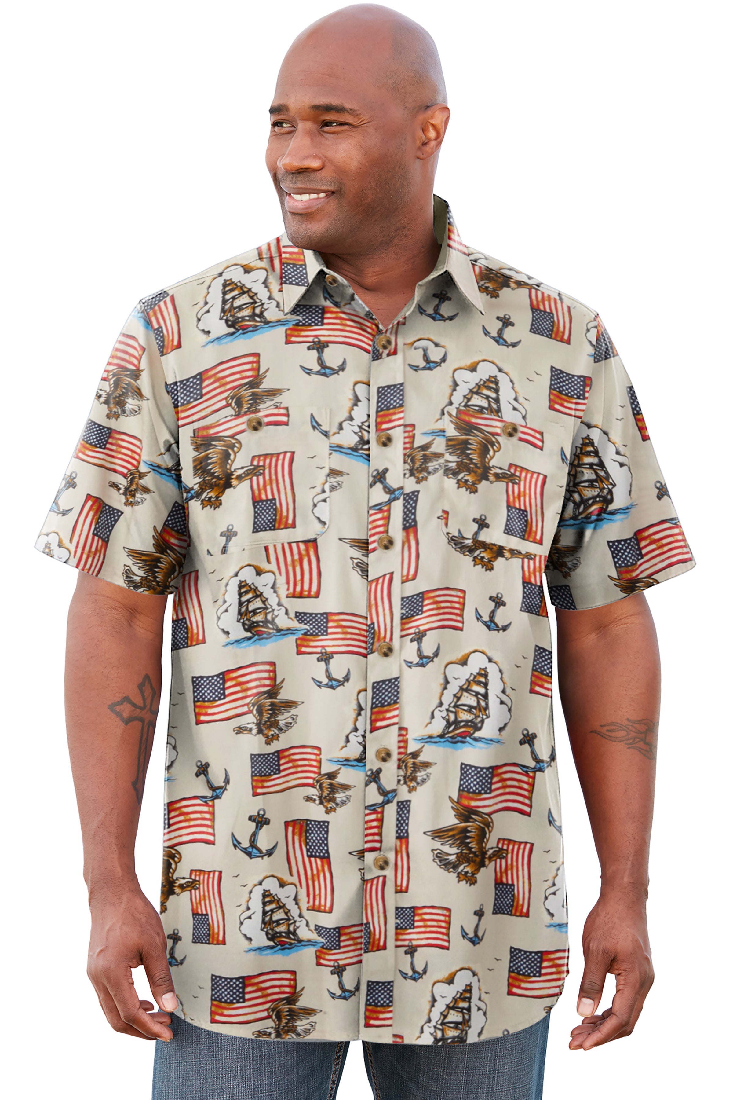 Short Sleeve American Sport Shirt image number 0
