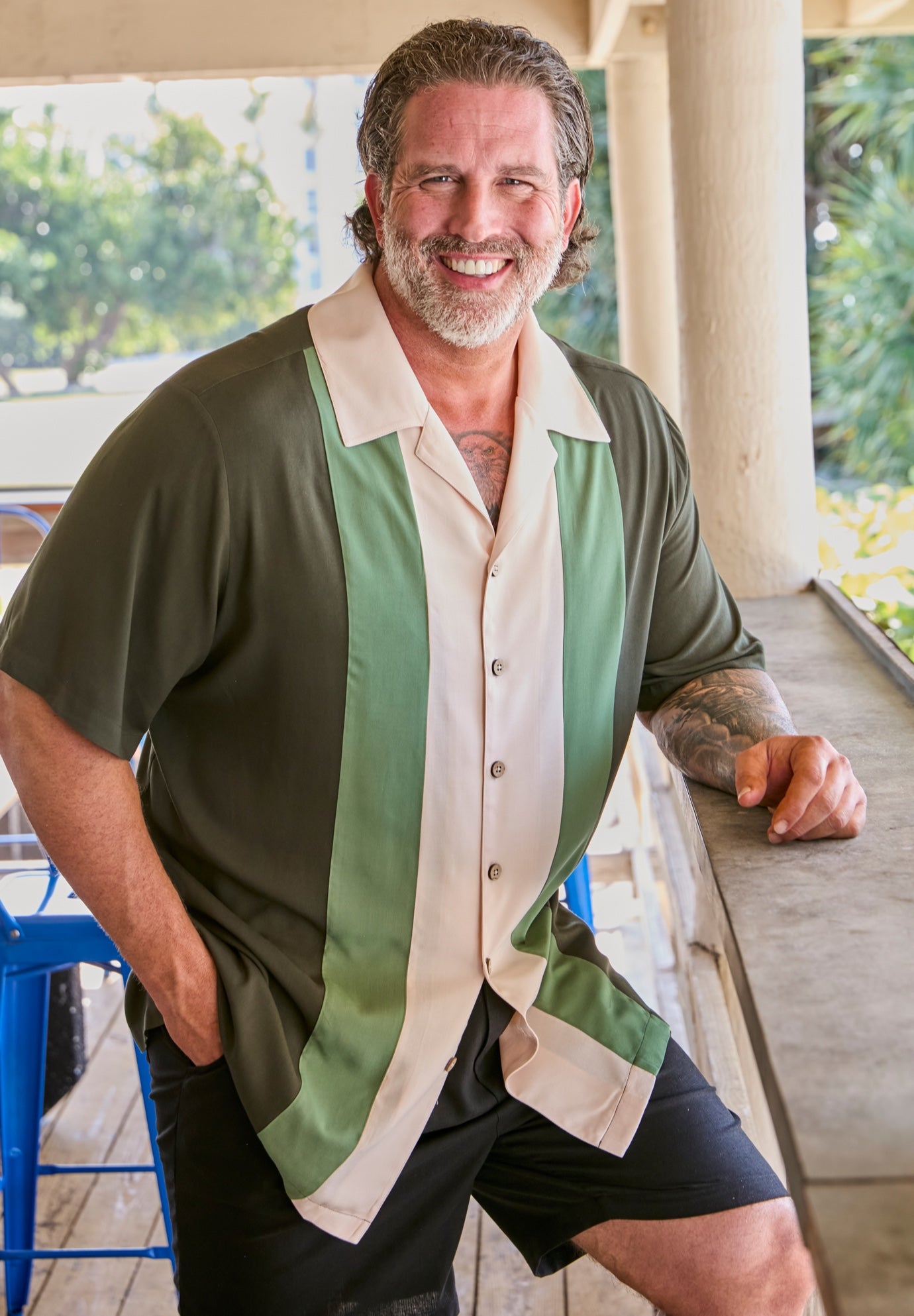 Colorblock Camp Shirt image number 6