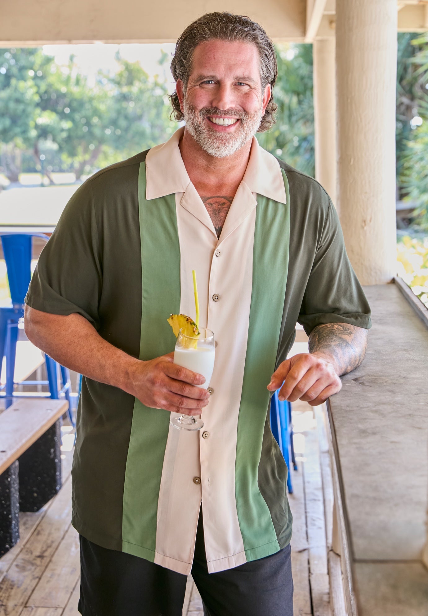 Colorblock Camp Shirt image number 7