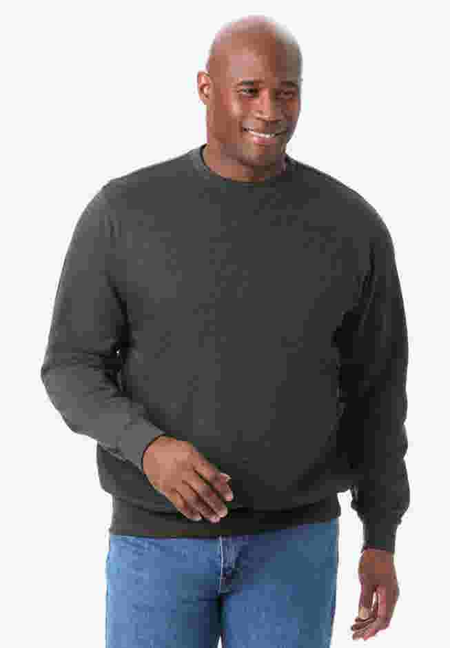 Ultra-Light Comfort Fleece Crewneck Sweatshirt image number 3