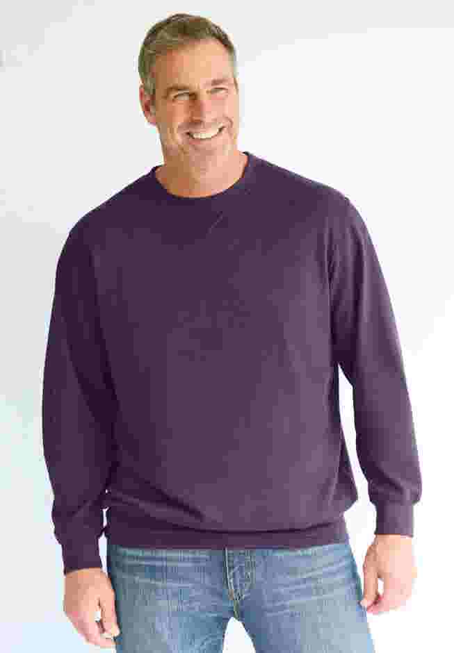 Ultra-Light Comfort Fleece Crewneck Sweatshirt image number 4