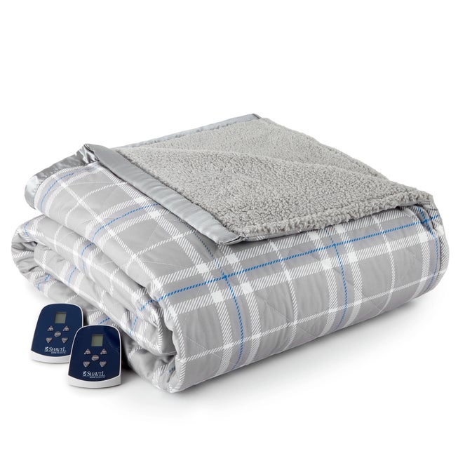 Micro Flannel Sherpa Electric Blanket image number 0