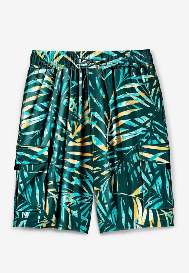 8" Flex Cargo Swim Trunks image number 3