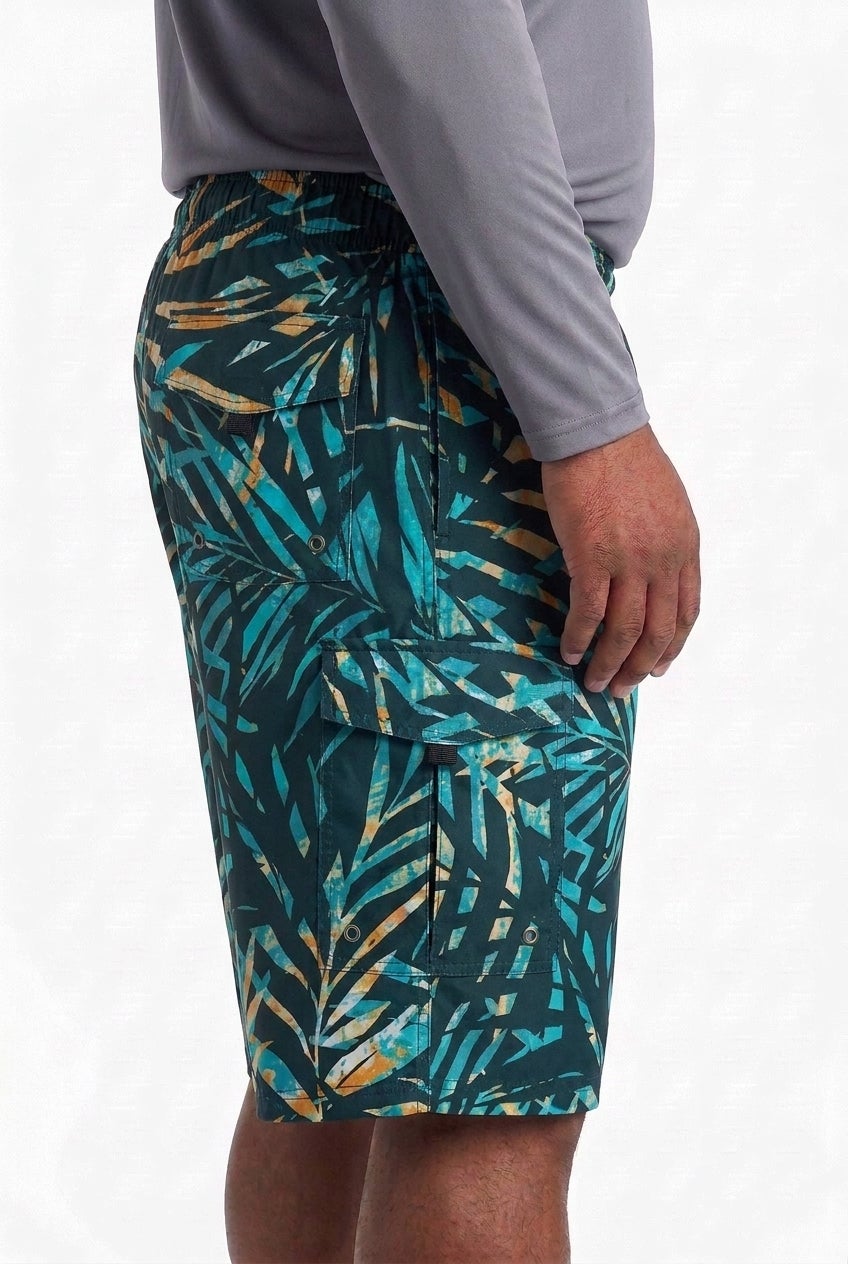 8" Flex Cargo Swim Trunks image number 3