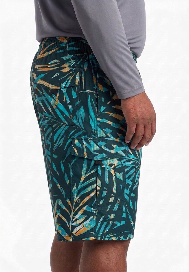 8" Flex Cargo Swim Trunks image number 3