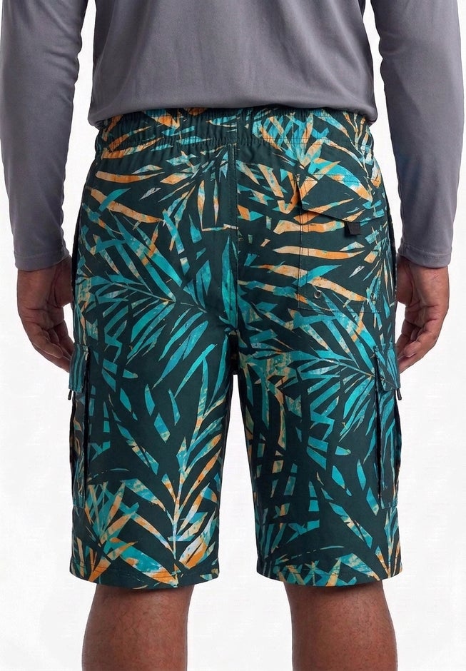 8" Flex Cargo Swim Trunks image number 4