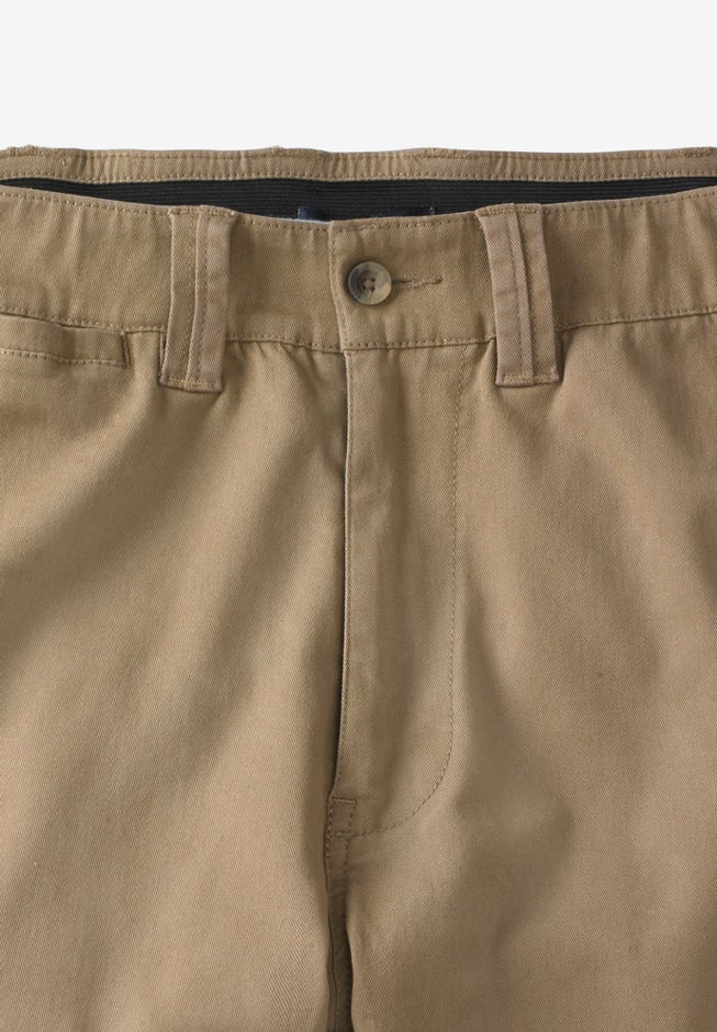 10" Flex Full-Elastic Waist Chino Shorts image number 3