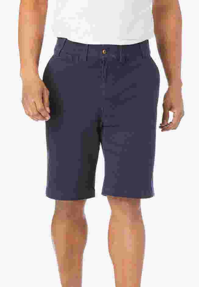 10" Flex Full-Elastic Waist Chino Shorts image number 0