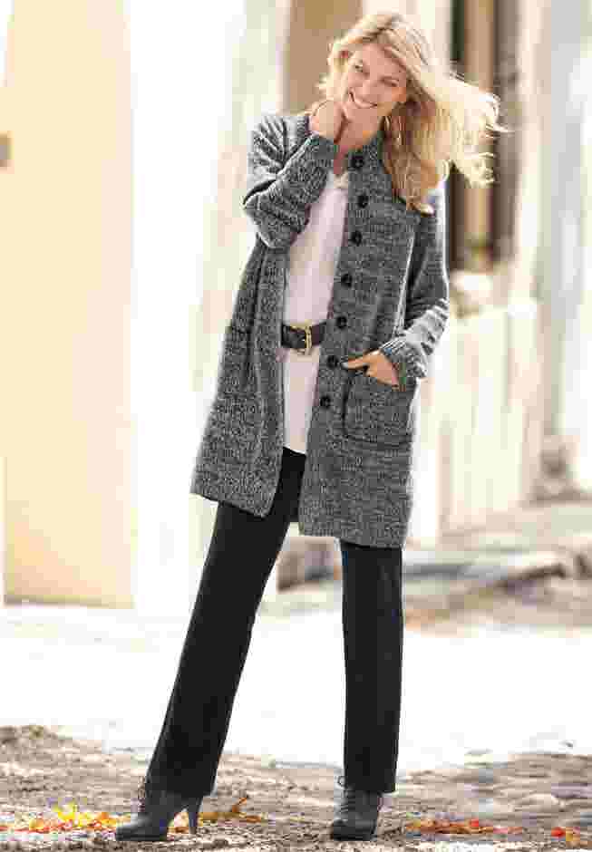 Women's Plus-Size Straight-Leg Stretch Ponte-Knit Pull-On Pants image number 5