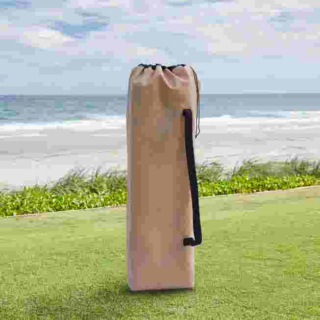 Carrying bag for picnic chairs on a beach