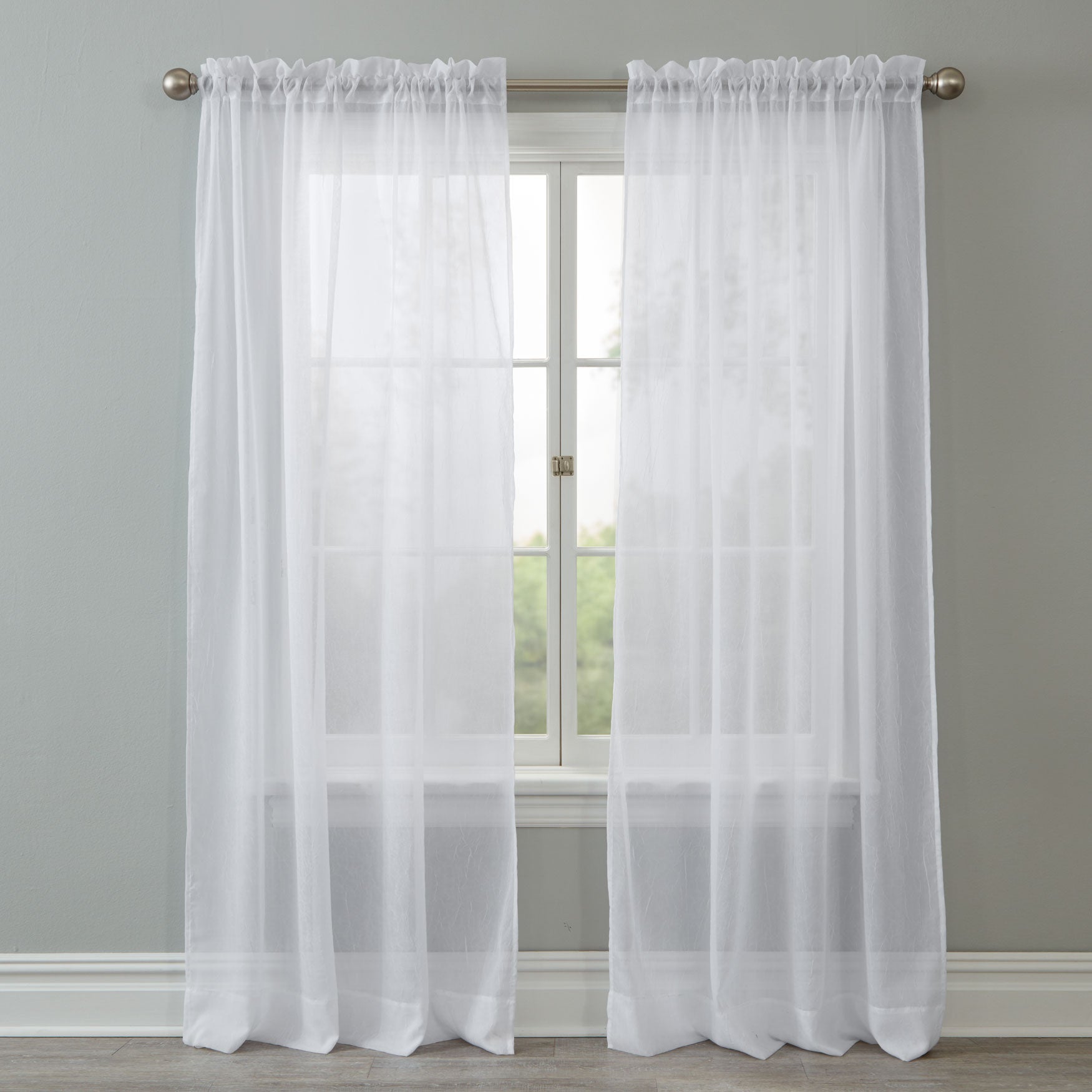 BH Studio Crushed Voile Rod-Pocket Panel image number 0