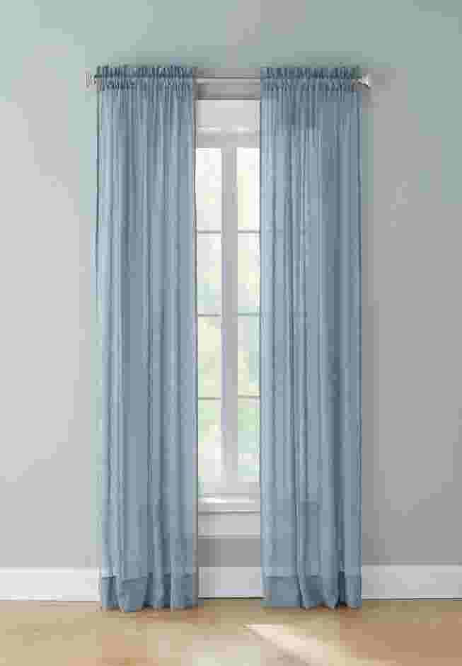 BH Studio Crushed Voile Rod-Pocket Panel image number 0