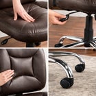 500 lbs. Weight Capacity Armless Office Chair image number null