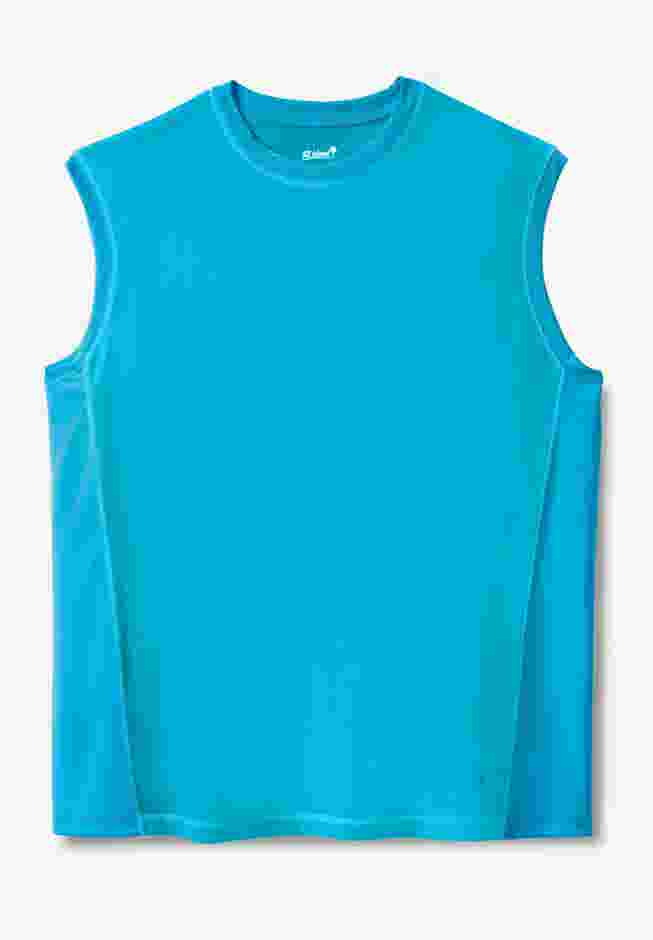Cling-Free Swim Muscle Tank image number 0