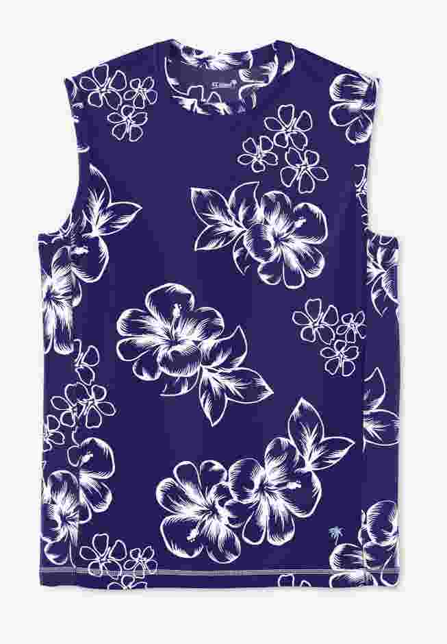 Cling-Free Swim Muscle Tank image number 0