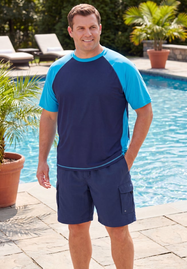 8" Cargo Swim Trunks image number 4