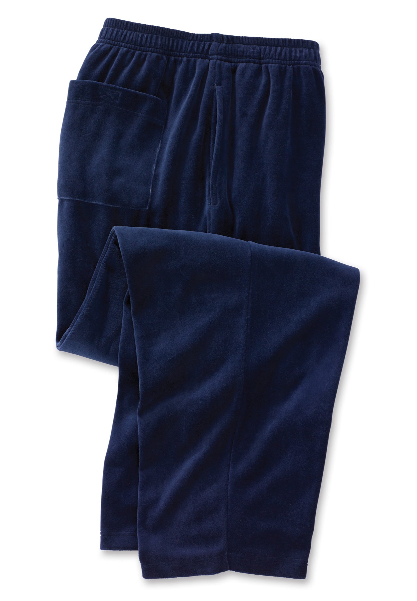 Velour Open-Bottom Sweatpants image number 1