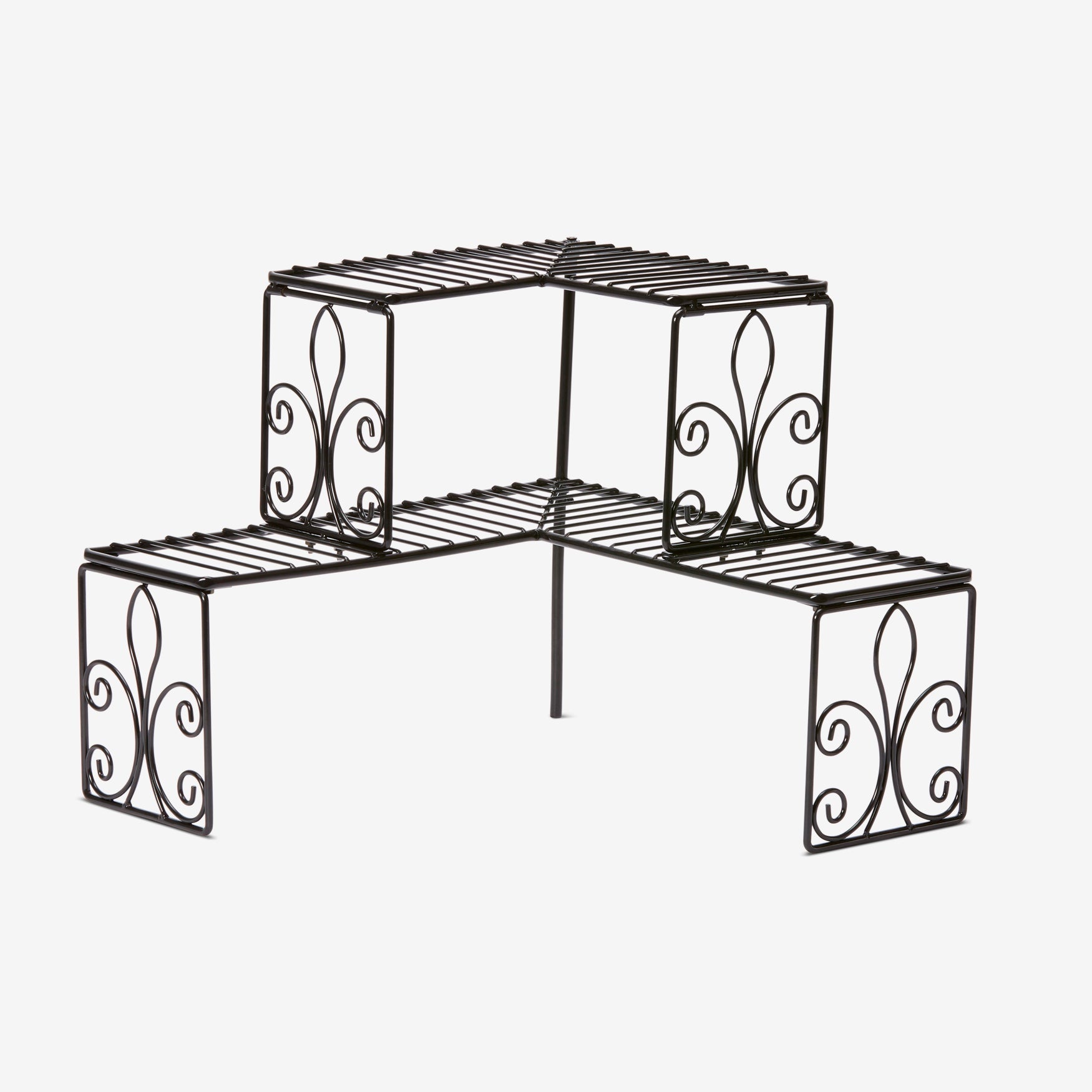 Scroll 2-Tier Corner Shelf image number 1