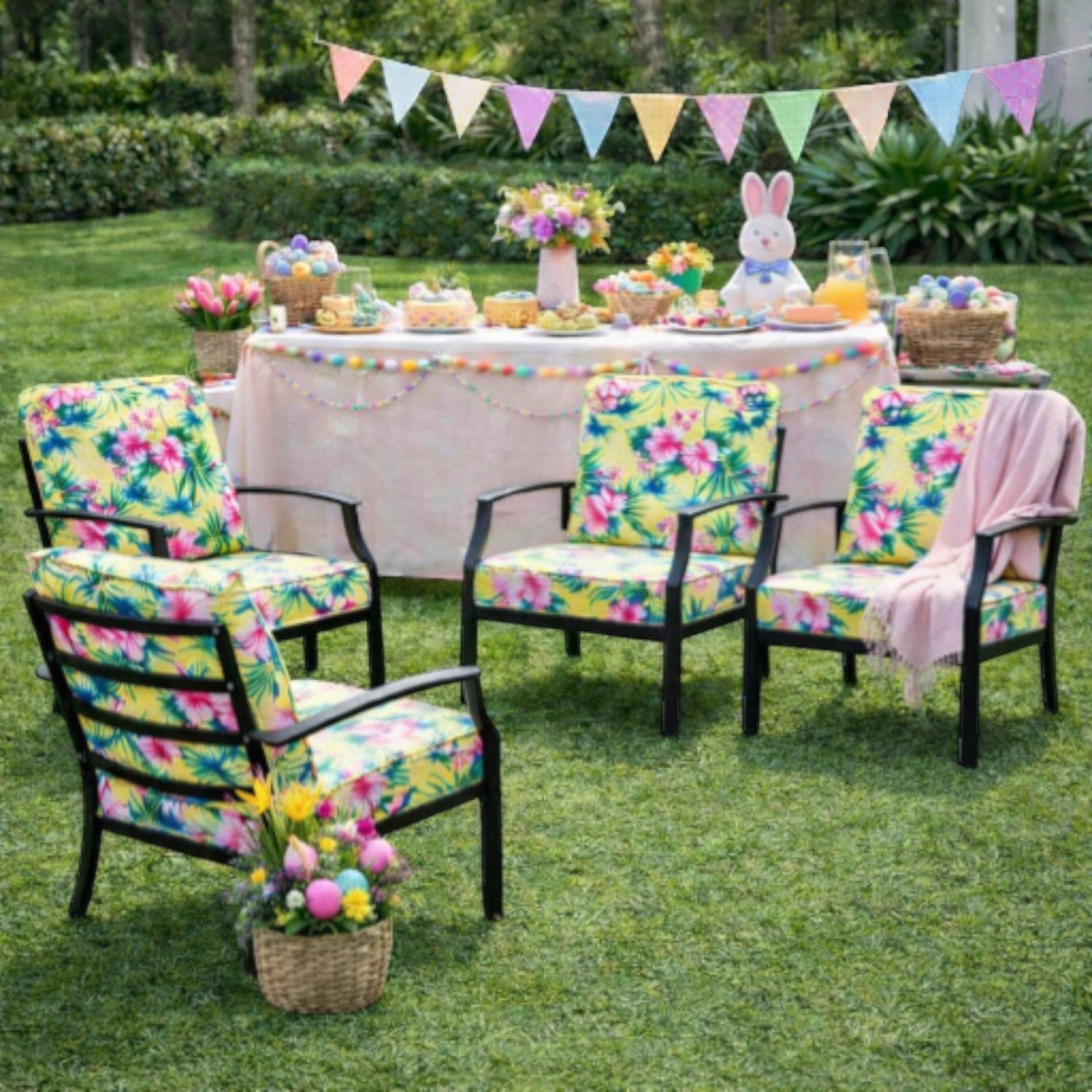 BH Outdoor Performance 2-Section Deep Seating Cushion image number 6