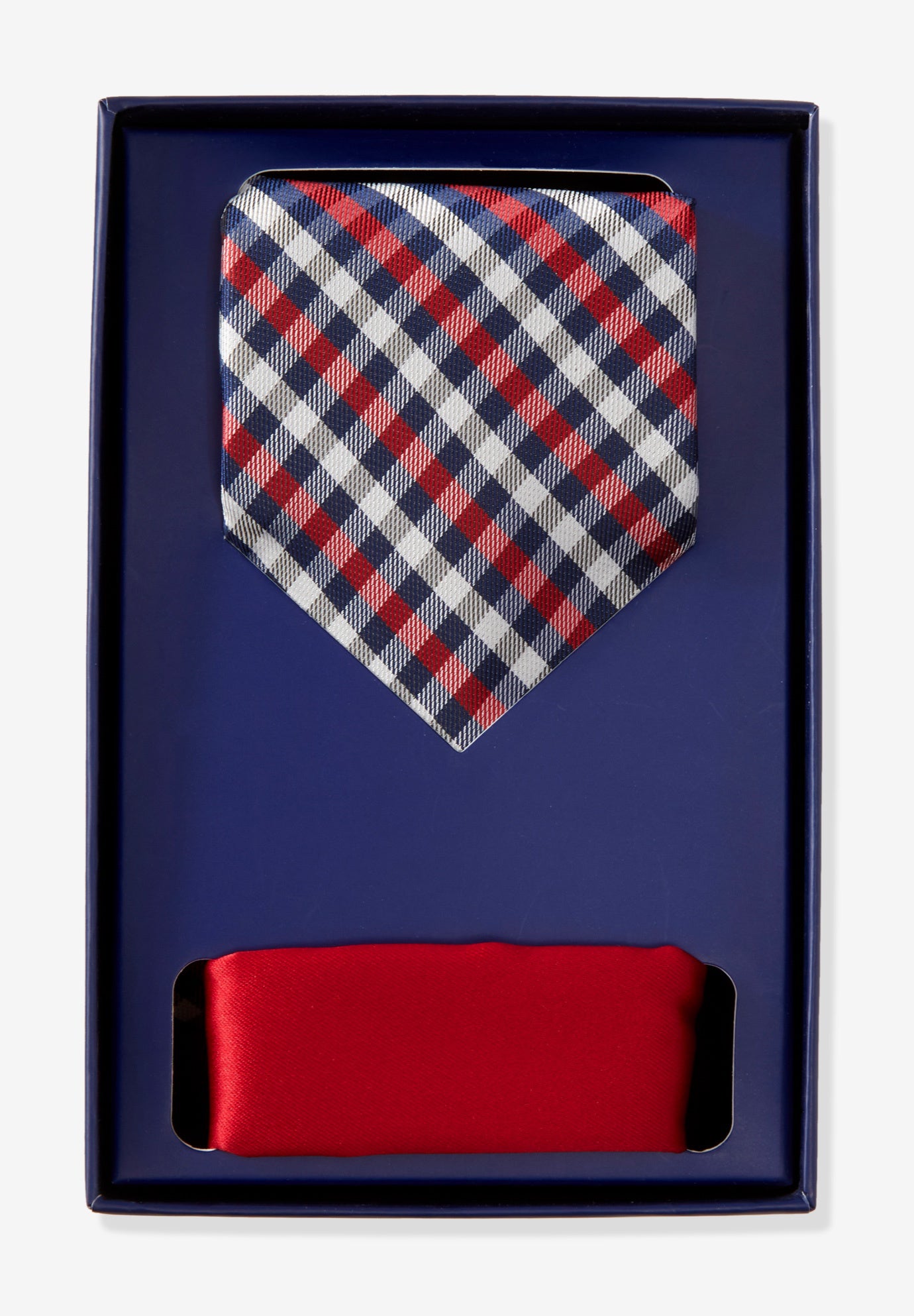 Extra Long Tie and Pocket Square Gift Set image number 0