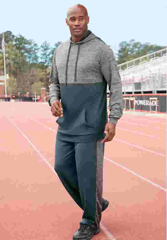 KS Sport™ Poly-Tech Fleece Sweatpants image number 3