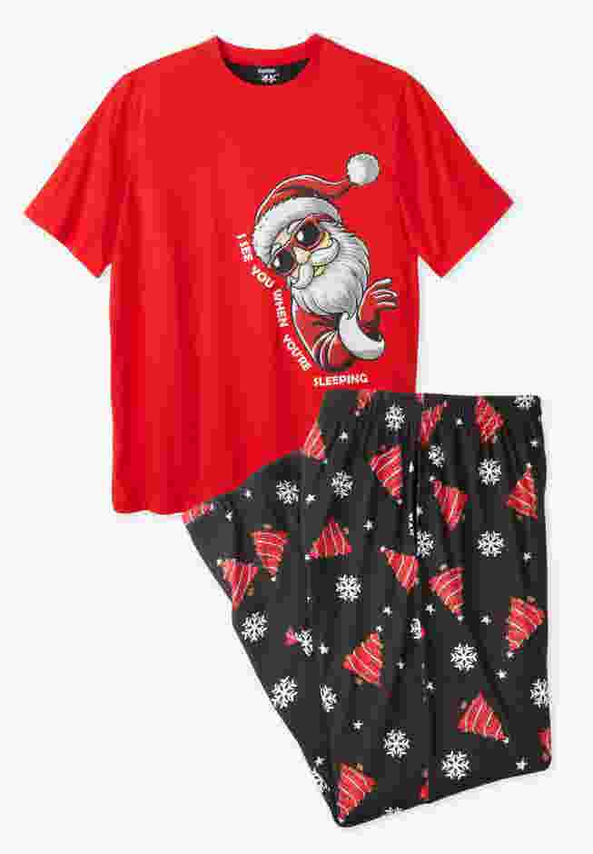 Lightweight Cotton Novelty PJ Set image number 0