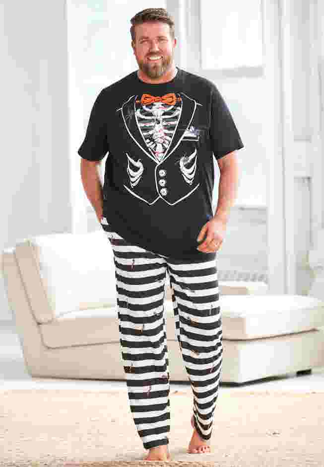 Lightweight Cotton Novelty PJ Set image number 1