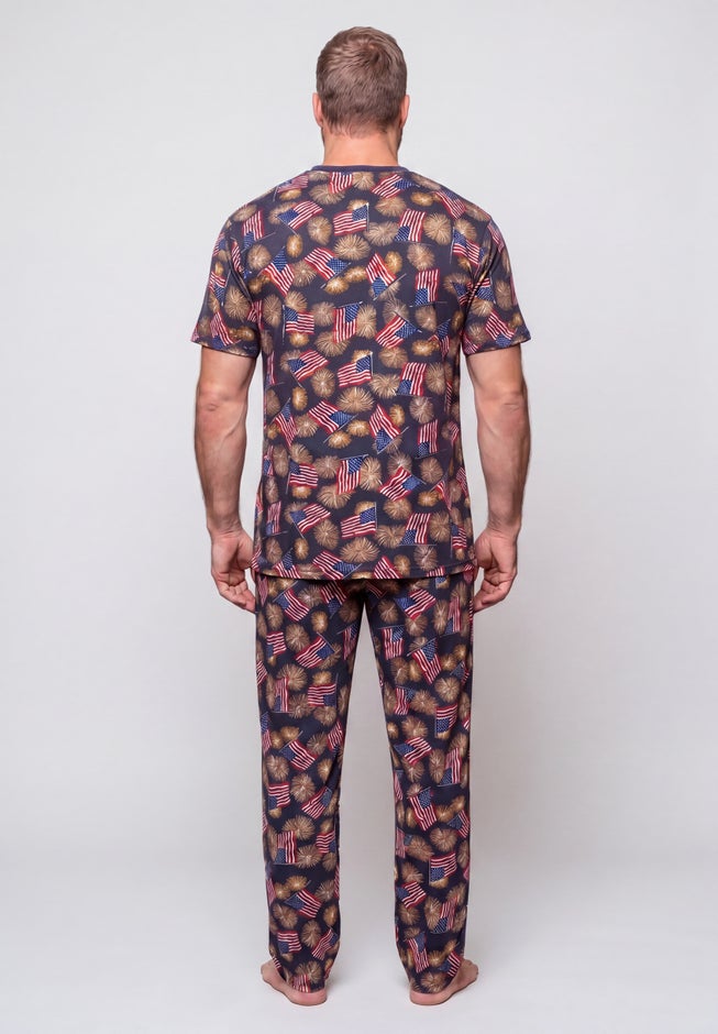Lightweight Cotton Novelty PJ Set image number 2