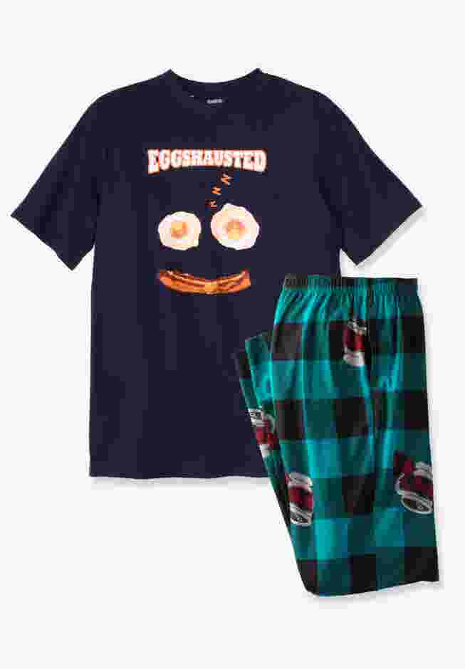 Lightweight Cotton Novelty PJ Set image number 0