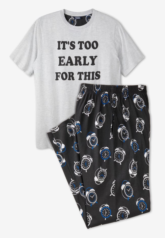 Lightweight Cotton Novelty PJ Set image number 0