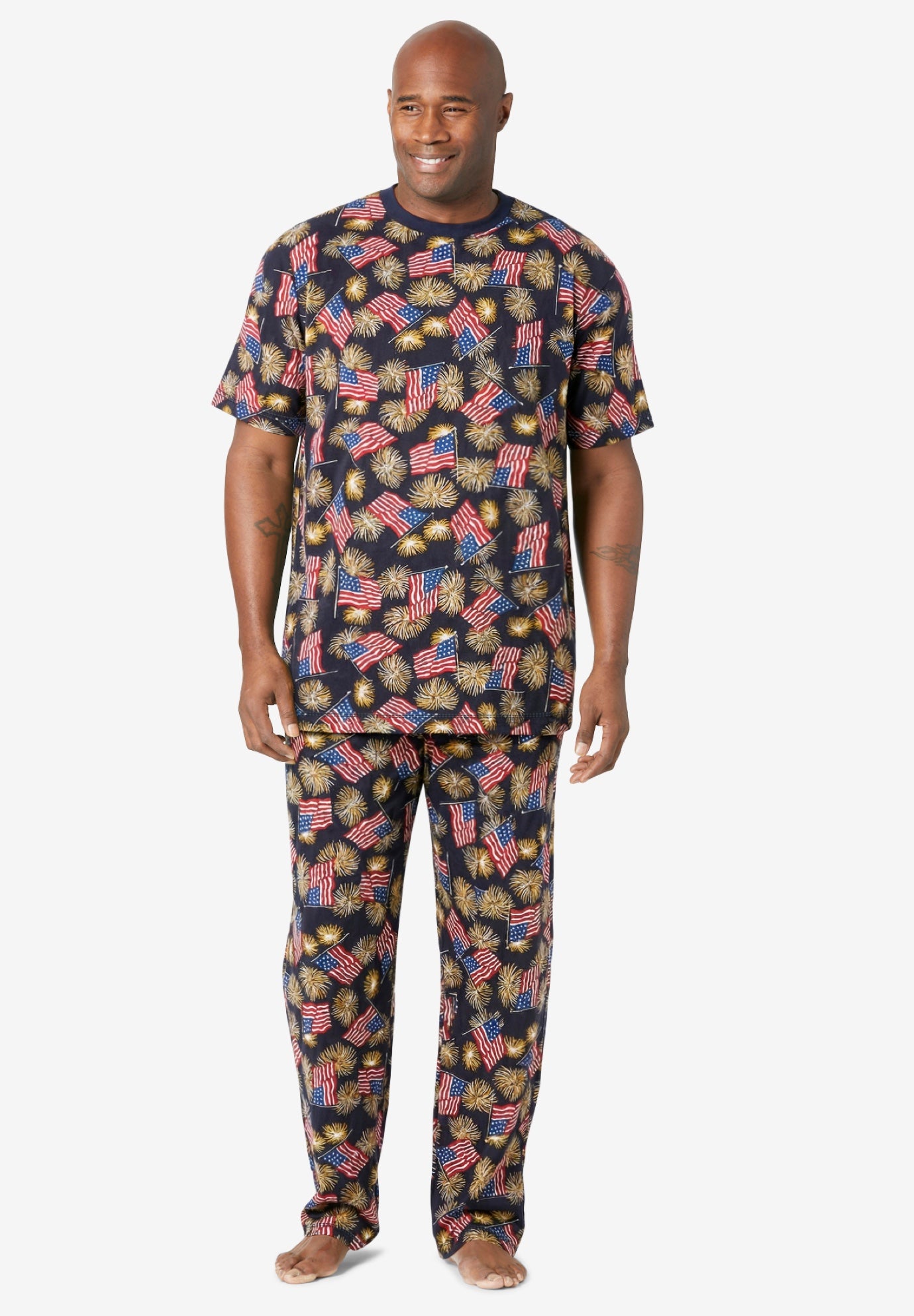 Lightweight Cotton Novelty PJ Set image number 0