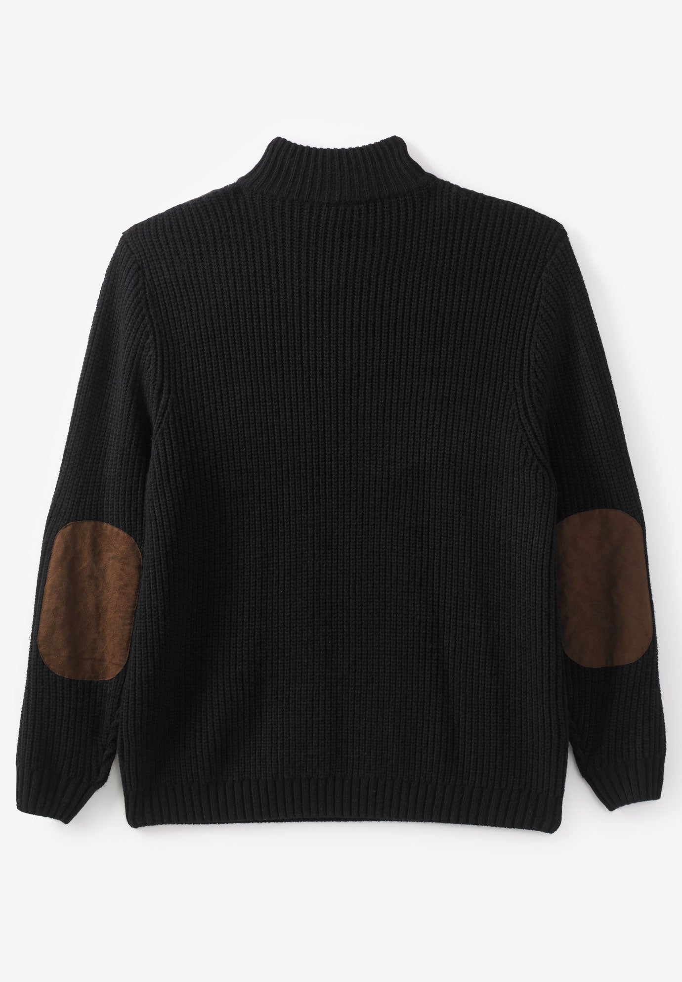 Patch Sweater with Mock Neck image number 1