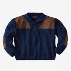 Patch Sweater with Mock Neck image number null