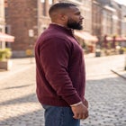 Shoreman&rsquo;s Quarter Zip Cable Knit Sweater image number 3